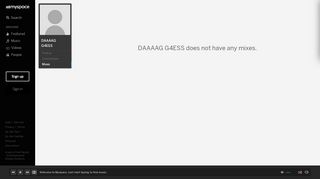 
                            3. DAAAAG G4ESS (103563692) | Mixes on Myspace