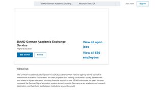 
                            8. DAAD German Academic Exchange Service | LinkedIn