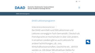 
                            5. DAAD-Lektorenprogramm - Deutsche Lehrkräfte ins Ausland - DAAD ...