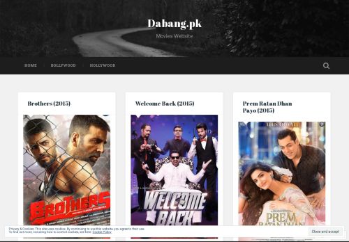 
                            12. Dabang.pk – Movies Website