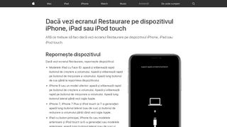 
                            3. Dacă vezi ecranul Conectați la iTunes pe un dispozitiv iPhone, iPad ...