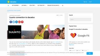 
                            12. dacadoo support the Suunto devices now - dacadoo blog