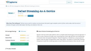 
                            2. DaCast Streaming-As-A-Service Reviews and Pricing - ...