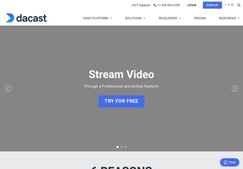 
                            1. DaCast: Video Hosting and Live Streaming Solutions