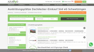 
                            12. Dachdecker-Einkauf Süd eG Ausbildung Schwetzingen | AZUBIYO
