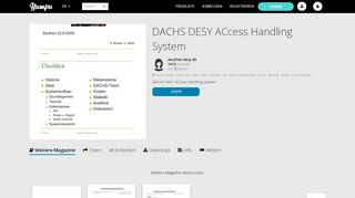 
                            12. DACHS DESY ACcess Handling System - Yumpu