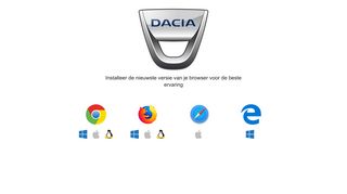 
                            2. Dacia - Home Page