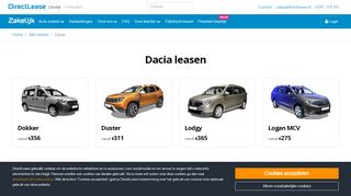 
                            4. Dacia Lease | Leasing va. € 245 | Leasen bij DirectLease