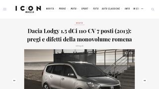 
                            10. Dacia Lodgy 1.5 dCi 110 CV 7 posti (2013): pregi e difetti della ...