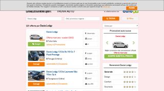 
                            11. Dacia Lodgy usata, nuova e km 0 - Trova auto - Gazzetta