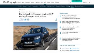 
                            11. Dacia Sandero Stepway review: SUV styling for supermini prices