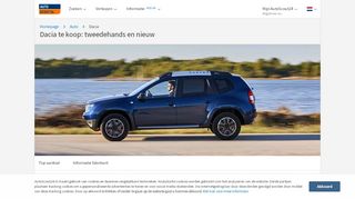 
                            5. Dacia tweedehands & goedkoop via AutoScout24.nl kopen