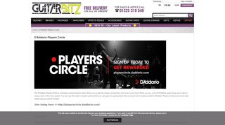 
                            4. D'Addario Players Circle - Guitarbitz