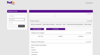 
                            2. Dados da Remessa - FedEx