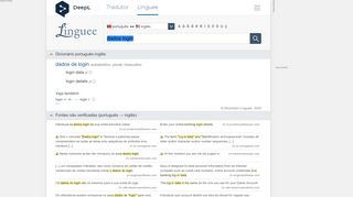 
                            13. dados login - Tradução em inglês – Linguee
