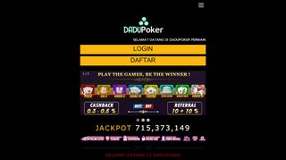 
                            5. Dadupoker - Situs Poker Online Indonesia Terpercaya, link alternatif