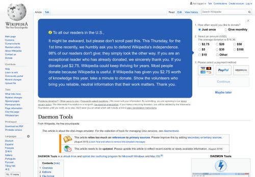 
                            7. Daemon Tools - Wikipedia