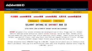 
                            5. Dafabet 888 ID | Dafabet Indonesia | Link Alternative Dafabet : Dafabet ...