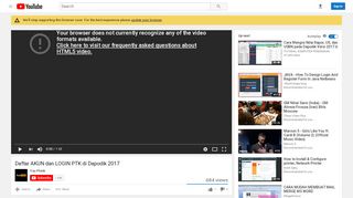 
                            7. Daftar AKUN dan LOGIN PTK di Dapodik 2017 - YouTube