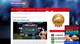 
                            8. Daftar Akun Sarang Domino | Daftar Judi Poker Online