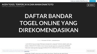 
                            11. Daftar Bandar Togel Online Yang Direkomendasikan – AGEN TOGEL ...