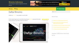 
                            3. Daftar Binomo – Binomo Indonesia