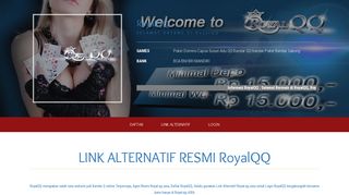 
                            10. Daftar Dan Login RoyalQQ - Link Alternatif Resmi RoyalQQ
