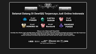 
                            2. Daftar DewiQQ Situs Judi Dewi QQ Domino Online Indonesia