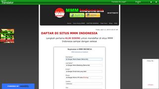 
                            7. DAFTAR DI SITUS MMM INDONESIA - MMM Indonesia