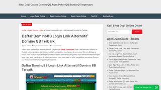 
                            12. Daftar Domino88 Login Link Alternatif Domino 88 Terbaik