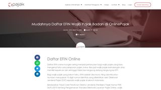 
                            4. Daftar EFIN Online | OnlinePajak