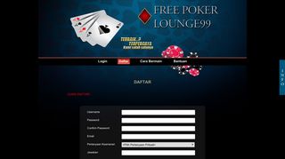 
                            3. Daftar - FreePokerLounge99.com