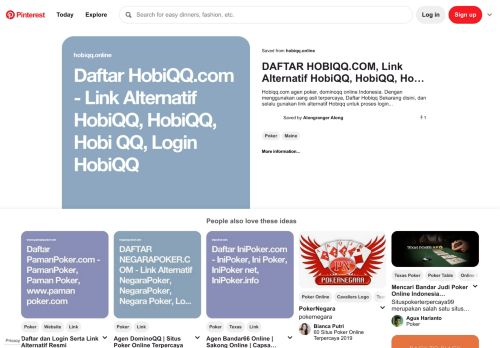 
                            8. Daftar HobiQQ.com - Link Alternatif HobiQQ, HobiQQ, Hobi QQ, Login ...