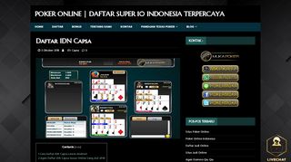 
                            13. Daftar IDN Capsa Via Hp Android Terbaik 2018 | Poker ... - Mukapoker