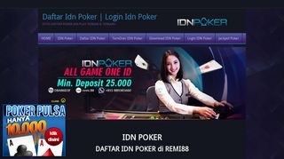 
                            4. Daftar IDN Poker | Login IDNPLAY | APK Poker Online