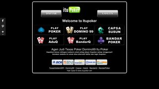 
                            1. Daftar ItuPoker.com - Link Alternatif Login Resmi Itu Poker