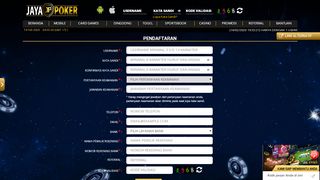 
                            5. Daftar - JAYAPOKER.COM