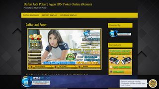 
                            11. Daftar Judi Poker | Agen IDN Poker Online (Resmi) | Pokerclick88