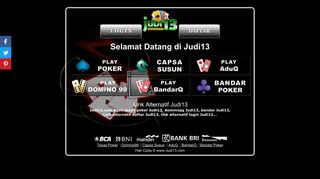 
                            3. Daftar Judi13, Link Alternatif Judi13, Login Judi 13