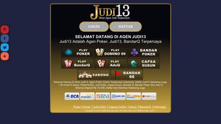 
                            9. Daftar Judi13.co | Judi13 terpercaya | Judi13 Link alternatif | Agen ...