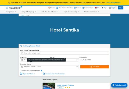
                            5. Daftar Lengkap Brand Hotel Santika di Dunia - Traveloka.com