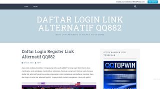 
                            1. Daftar Login Register Link Alternatif QQ882 – Daftar Login Link ...