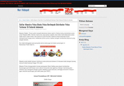 
                            13. Daftar Maestro Pulsa Bisnis Pulsa Berlimpah Distributor Pulsa ...