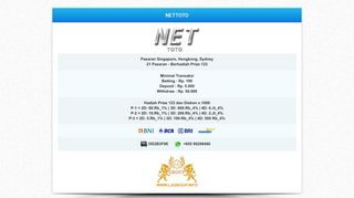 
                            1. DAFTAR NETTOTO | Link login daftar member nettoto