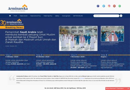 
                            7. DAFTAR ONLINE | Arminareka Perdana: Travel Biaya Haji Paket ...