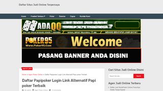 
                            11. Daftar Papipoker Login Link Alternatif Papi poker Terbaik