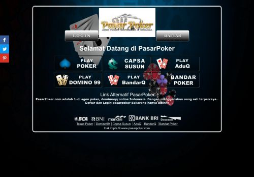 
                            4. DAFTAR PASARPOKER.COM, Link Alternatif PASARPOKER ...