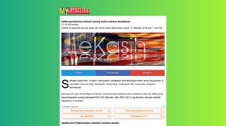 
                            2. Daftar permohonan e-Kasih borang online maklum ...