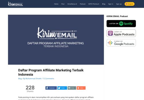 
                            9. Daftar Program Affiliate Marketing Terbaik Indonesia Gratis dan Bisa ...