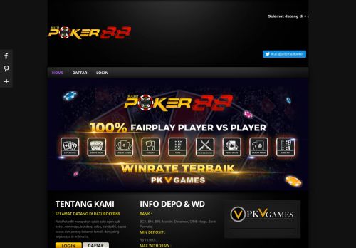 
                            5. Daftar RatuPoker88.com - RatuPoker88, Ratu Poker88, RatuPoker88 ...